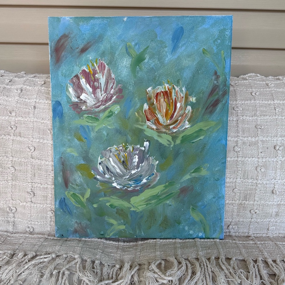 Lotus Flower Wall Canvas